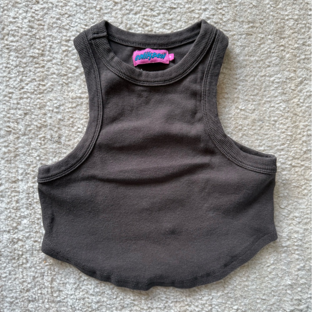 Edikted Brown Tank Top